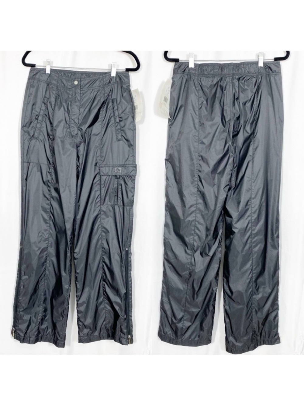 NILS Ludie Ski Shell Pants Waterproof Ripstop Insulated: Charcoal Grey